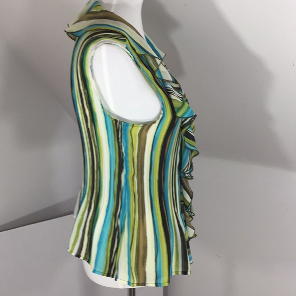 Figure flattering ruffled blouse - Picture 3 of 7